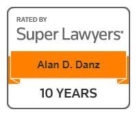 Rated By Super Lawyers | Alan D. Danz | 10 Years